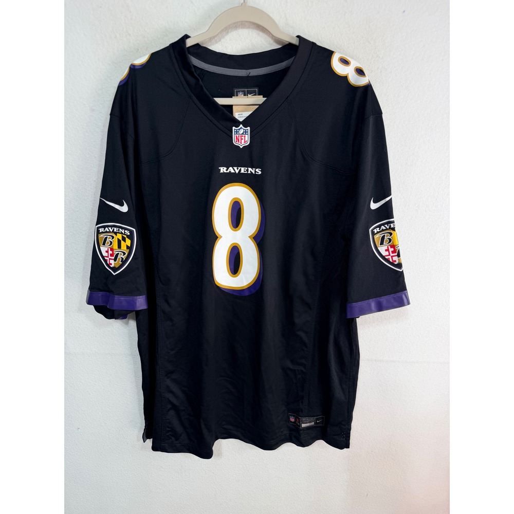 Nike Lamar Jackson #8 Baltimore Ravens Football Limited Jersey 2XL New MSRP $130